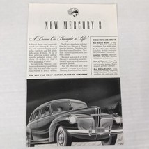 Mercury 8 Vtg 1940 Print Ad Original Full Page Advertising - £7.75 GBP