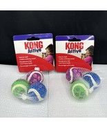 2 Total Packages KONG Cat Tennis Balls with Bells Neon Colors Brand New ... - $43.01 CAD