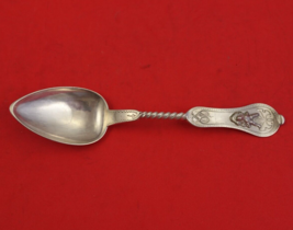 Saxon Stag by Duhme Coin Silver Coffee Spoon Fancy BC Pointed Twisted 5 ... - $213.69 CAD