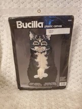 Bucilla Cat &amp; Mouse Doorstop Plastic Canvas Kit 5942 - £10.38 GBP