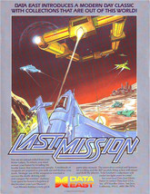 Last Mission 1986 Nos Video Arcade Game Machine Flyer Vintage Promo Artwork - £14.22 GBP