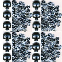 SKULL Smooth Nailhead 10mm Hot Fix  SILVER      2 Gross  288 Pieces - £8.87 GBP