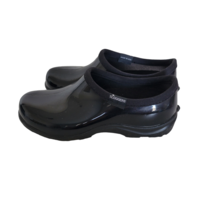 Sloggers Rain Garden Rubber Clogs Mules Black Women&#39;s Size 7 Made in the USA - £13.34 GBP