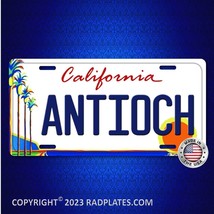 Antioch California city Vanity Aluminum License Plate Tag NEW - £15.42 GBP