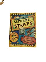A B Seas Stamp Set Alphabet Numbers Punctuation Stamp Pad 42 Stamps Orga... - $8.91