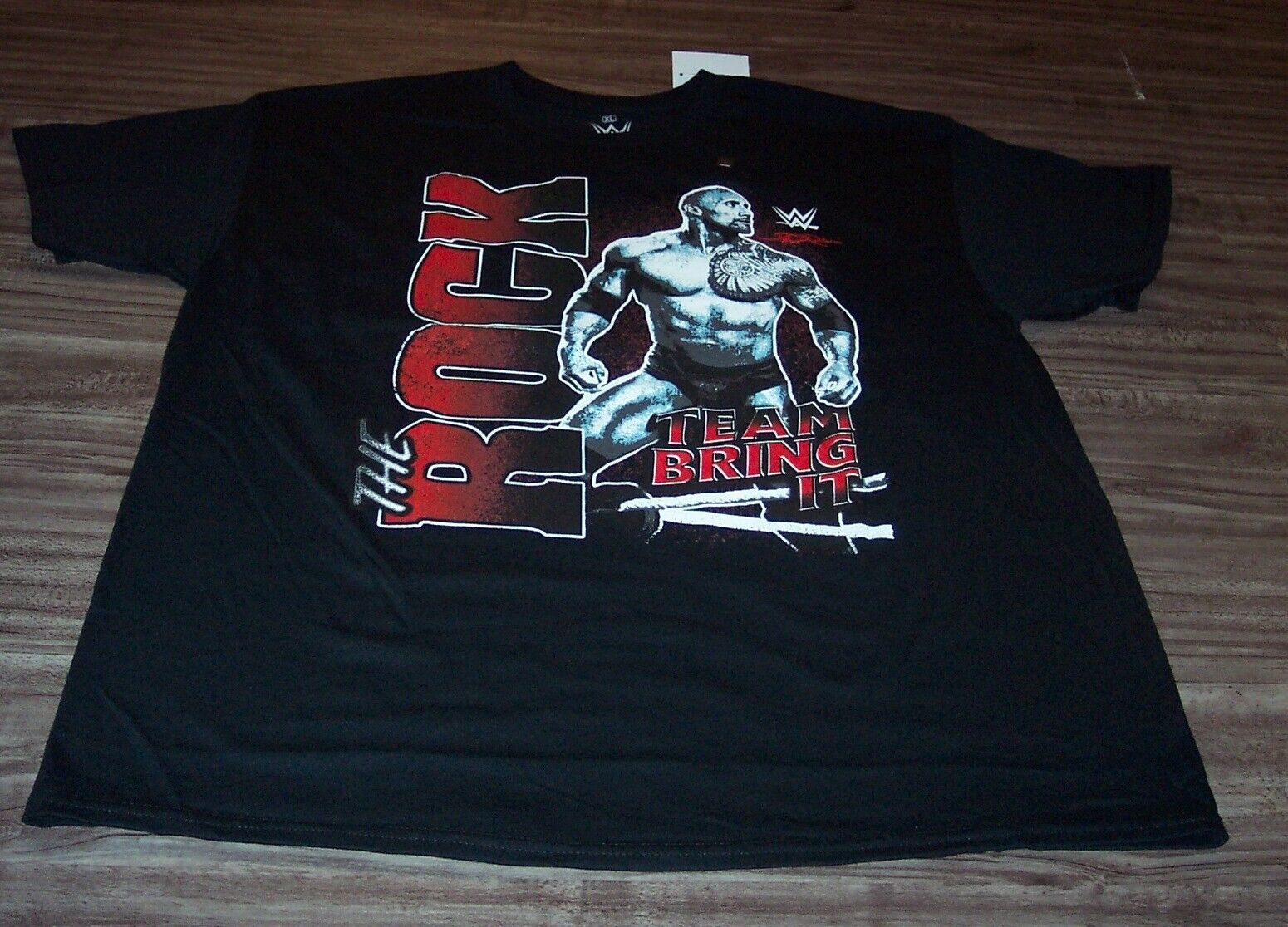 WWF WWE THE ROCK Dwayne Johnson Team Bring It T-SHIRT MENS XL NEW w/ TAG Item image 2