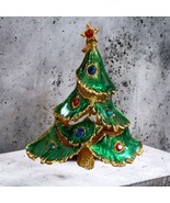 Vintage Christmas Tree Brooch Pin - $22.94 CAD