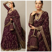 Designer Lehenga Saree, saree for women , Ready blouse, girls Indian sari party  - £71.81 GBP