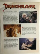 DRAGONSLAYER (1981) color promotional flyer for the film - $14.84