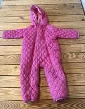 Snozu Toddler Quilted Snow Suit size 24 Months Pink N6 - £14.73 GBP