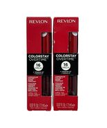 Revlon ColorStay Overtime Longwear Lip Color 040 Forever Scarlett W Glos... - €15,78 EUR