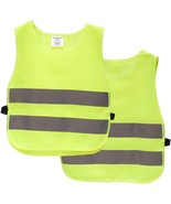 2-Pcs Kids Reflector Vests, Outdoor Night Activity, Construction Worker ... - £12.40 GBP