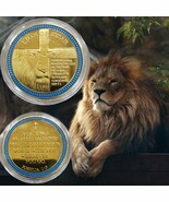 Christian Challenge Coin: Lion of Judah, Inspirational Verse - $331.52 MXN