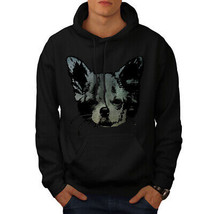 Wellcoda Chihuahua Face Cute Mens Hoodie, Prestige Casual Hooded Sweatshirt - £25.37 GBP+