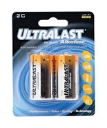 Ultralast ULA2C ULA2C C Alkaline Batteries, 2 pk - $462.29 MXN