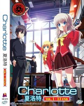 Anime DVD Charlotte Vol 1-13 End English Subtitle Free Shipping - £17.19 GBP