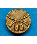 CIRCA 1919-1937, U.S. ARMY, INFANTRY, HEADQUATERS, COLLAR DISK, TYPE 2, ... - $283.44 MXN