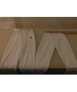 Under Armour White Small Baseball Pants &amp; Adidas Climalite Small Basebal... - £38.23 GBP