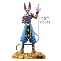 Beerus God of Destruction Figure Statue Model 12&quot; | Dragon Ball Super | ... - £55.03 GBP