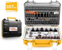 APEXFORGE M0 Rotary Tool Accessories Kit, 357 Pcs, Rotary Tool Not Included - $30.99