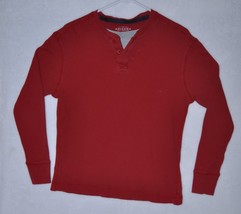 Arizona Jean Company Boy&#39;s Size Large Long Sleeve Red Shirt - £4.71 GBP