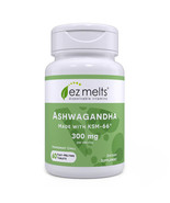 EZMelts Ashwagandha fast melting capsules 300mgper serving 60 tablets pe... - $31.07 CAD