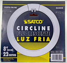 Satco 8 Inch Circline Rapid Start Fluorescent Light Bulb - £15.69 GBP