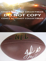 Jake Browning Bengals Signed Football Proof COA Autographed Washington Huskies. - £85.62 GBP