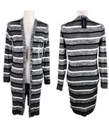 Tommy Hilfiger Duster Sweater Black White S/P New - $39.59