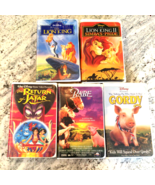 5 VHS Lot: Lion King 1 &amp; 2, Gordy, Babe, The Return of Jafar - £5.00 GBP