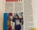 Bo Diddley vintage One Page Article Hollywood Honors Bo Diddley AR1 - £3.87 GBP