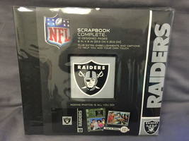 Oakland Raiders Team Logo Scrapbook Complete Kit 8"X8" Nfl W Embelishments - $16.78