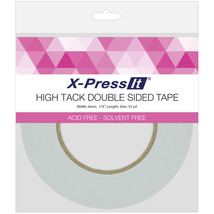 X-Press It High Tack Double-Sided Tissue Tape-.25&quot;X55yd - £12.19 GBP