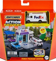 Matchbox HLY62 Action Drivers FedEx Package Center Playset - $22.77