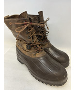 Lacrosse Pac Boots Insulated Brown Leather Men’s 13 Rubber - $121.73 CAD