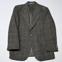 Vtg Austin Grey 40R Nailshead Tweed Wool USA Made Mens Blazer Jacket Sport Coat - £53.96 GBP