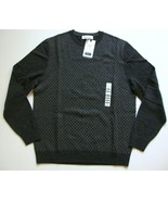 New Turnbury Men&#39;s Biella Yarn Fine Merino Wool Sweaters Charcoal Grey S... - $74.39 CAD