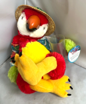 Singing 15&quot; Parrot Plush Laid Back Louie &quot;Don&#39;t Worry Be Happy&quot;  WORKS NEW TAGS - £39.62 GBP