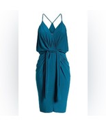 Misa Los Angeles Domino Draped Mini Dress in Indigo Size Small NWT - $1,091.30 MXN