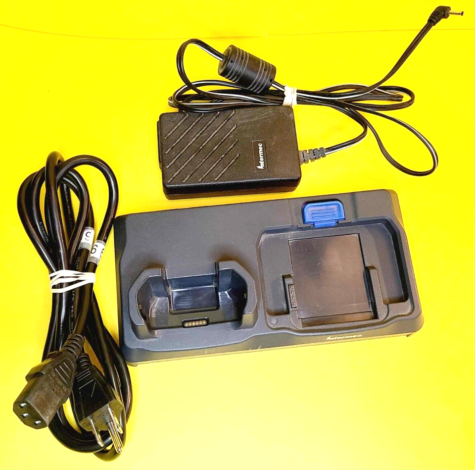 INTERMEC AD27 BATTERY CHARGER BASE DOCK CRADLE STATION CN50 CN51 W/POWER... - $25.10
