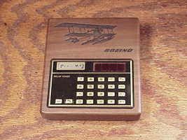 1991 Boeing One Year Perfect Attendance Wooden Award Desk Calculator non... - $9.95