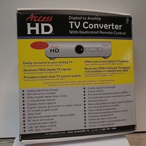 Access HD Digital to Analog TV Converter DTA1050D Open Box New See Descr... - $18.50