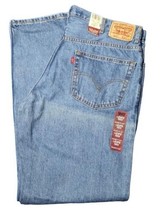 NWT Levis 550 Jeans Mens 40x34 Relaxed Straight Leg Blue Denim 2008 Y2K - £27.18 GBP