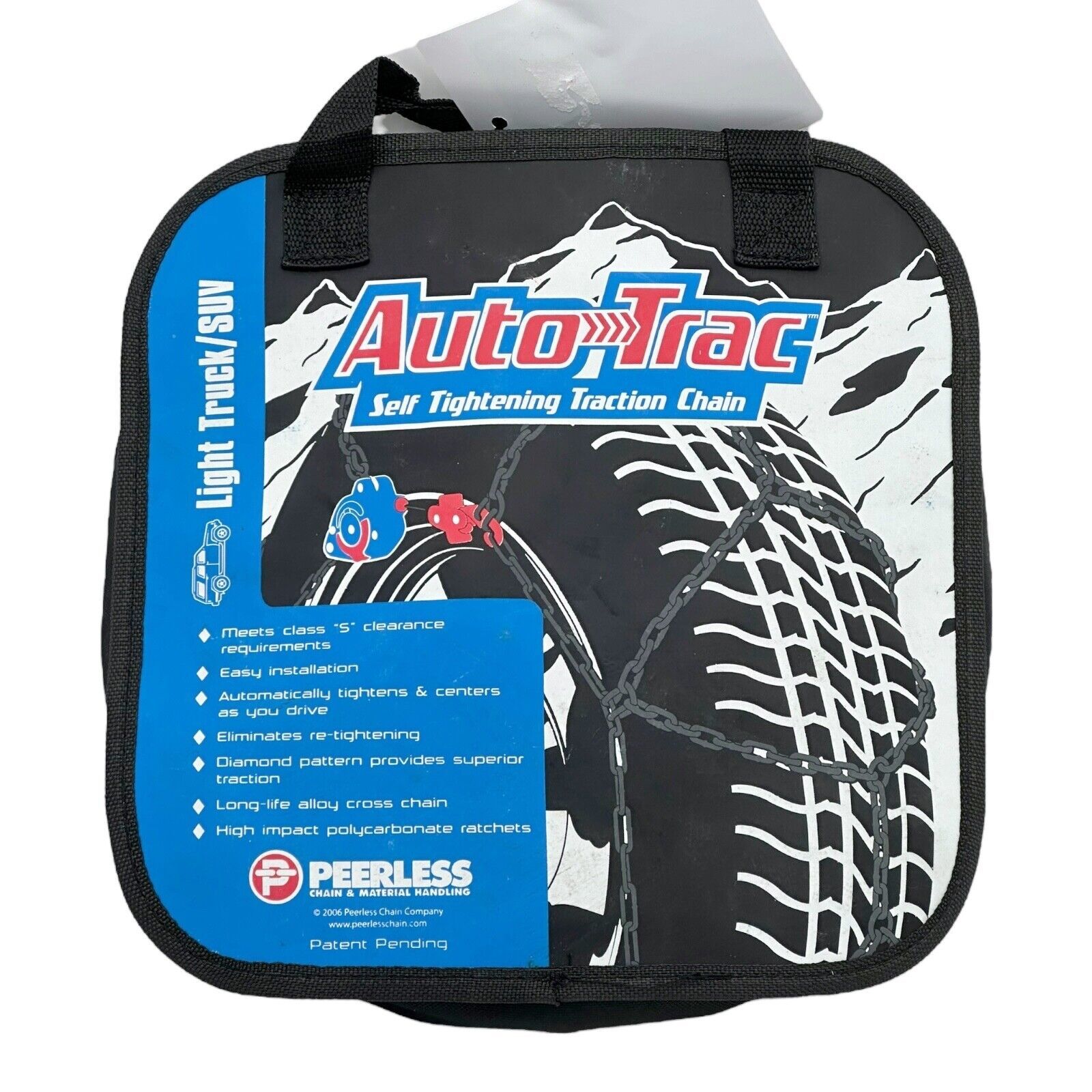 NEW Peerless AutoTrac Lt Truck/SUV Tire Chains Self Tightening Traction 0231805 Tire Chains