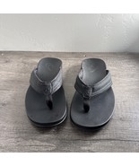 Mens Olukai Maha Cooler Grey Flip flop Sandals Size 8 - €21,42 EUR