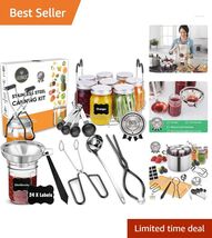 Beginner-Friendly Stainless Steel Canning Set with All Essential Tools I... - $64.30