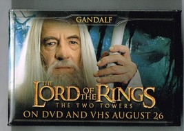 Lord of the Rings the Two Towers Movie Pin Back Button Pinback Gandalf - $9.55