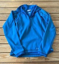 Cloudveil Women’s 1/4 Zip Fleece jacket size M Blue E11 - £14.73 GBP