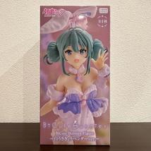 Hatsune Miku BiCute Bunnies Figure White Rabbit Lavender Ver Authentic FuRyu - £25.35 GBP