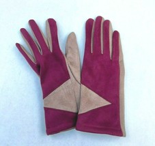 Winter Womens Warm Tech Touch Faux Suede Gloves Soft HIGH QUALITY NEW - $9.49